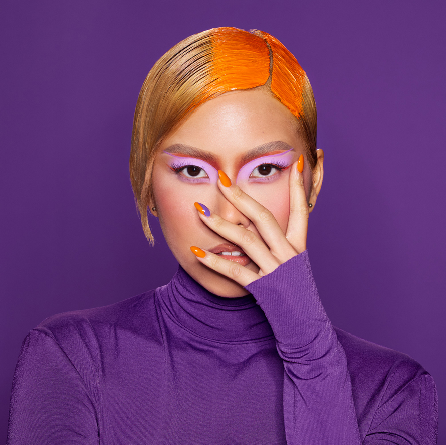 Huda Beauty Color Block Obsessions Eyeshadow Palettes (Orange & Purple